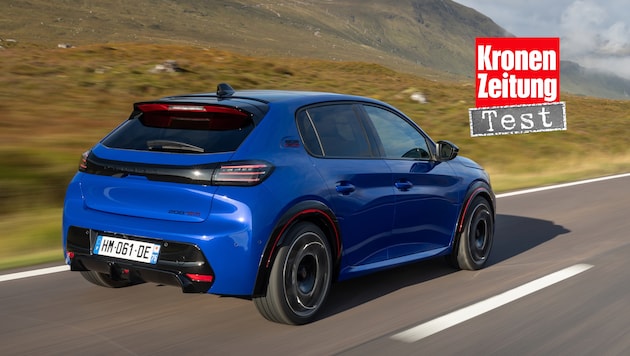 Der Peugeot e-208 GTi darf mit 281 PS gegen seine Ablöse ankämpfen.