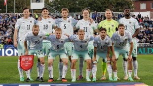 Österreichs Nationalmannschaft musste ohne Alaba und Baumgartner auskommen.