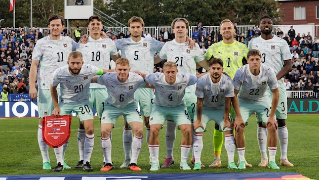 Österreichs Nationalmannschaft musste ohne Alaba und Baumgartner auskommen.