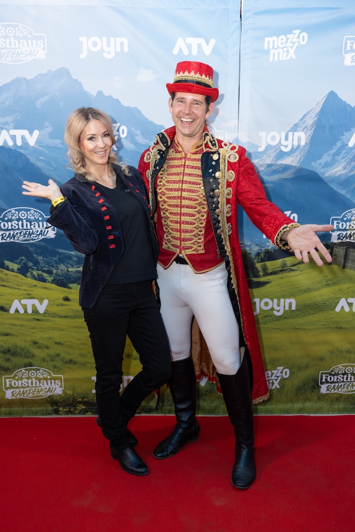 Simone Lugner und ich Mitstreiter Alexander