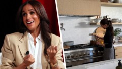 Meghan „kochte“ in einem Beitrag ihrer Marke „As Ever“ auf einem ausgeschalteten Herd.