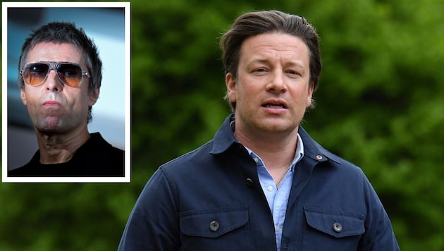 Jamie Oliver und Liam Gallagher waren einst Nachbarn. Der Oasis-Star verwechselte das Haus des ...