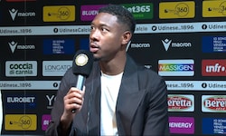 David Alaba wurde am Dienstag als neuer Udinese-Spieler präsentiert.
