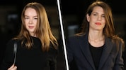 Elegant in Paris: Prinzessin Alexandra von Hannover und ihre Schwester Charlotte Casiraghi ...