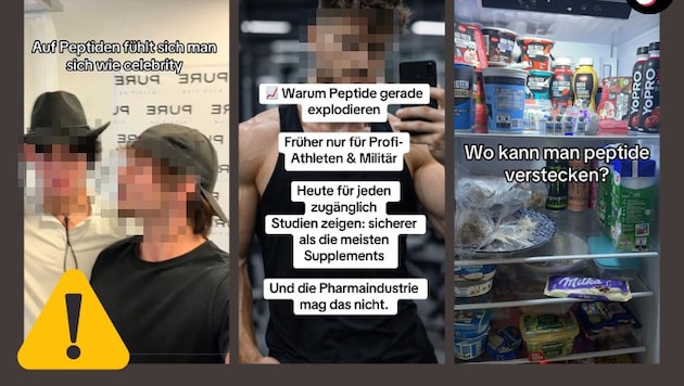 Auf TikTok werden die Spritzen als ideale Ergänzung verkauft. Auch Tipps, wie man sie vor den ...