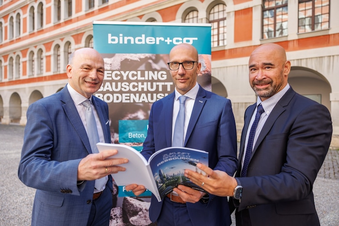 Jörg Rosegger (CEO), Peter Gradwohl (CTO) und Mario Stockreiter (CFO, v.l.) präsentierten den ...