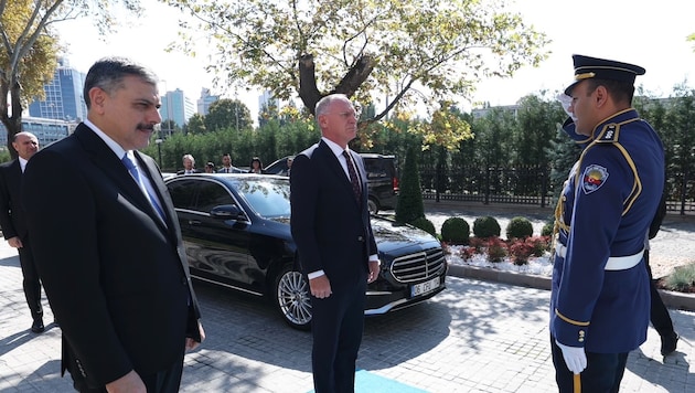 Der türkische Innenminister Mustafa Çiftçi empfing Karner in Ankara