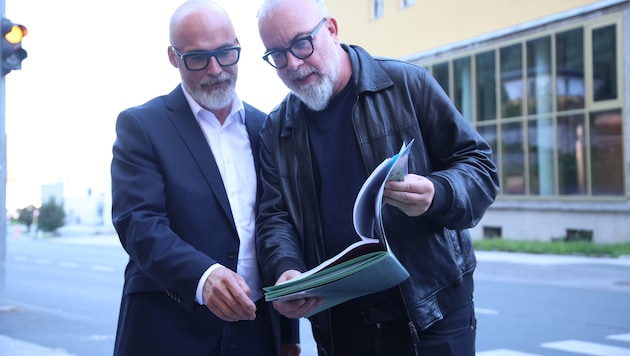 Im Zentrum der Kritik: Alois Schöninger und Rainer Candido