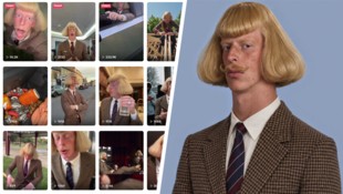 Jean Phil: Der mysteriöse Internet-Star mit Pilzkopf, Schnurrbart und Anzug sorgt derzeit für ...