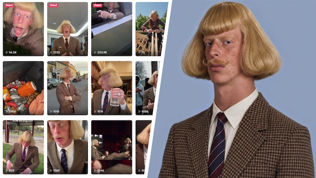 Jean Phil: Der mysteriöse Internet-Star mit Pilzkopf, Schnurrbart und Anzug sorgt derzeit für ...