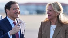 US-Außenminister Marco Rubio mit Islands Außenministerin Thorgerdur Katrin Gunnarsdottir