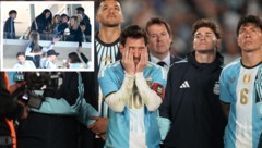 Lionel Messi trat von der großen Fußballbühne ab. Seine Familie war mit dabei.