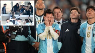 Lionel Messi trat von der großen Fußballbühne ab. Seine Familie war mit dabei.