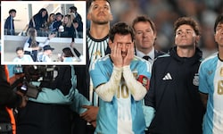 Lionel Messi trat von der großen Fußballbühne ab. Seine Familie war mit dabei.