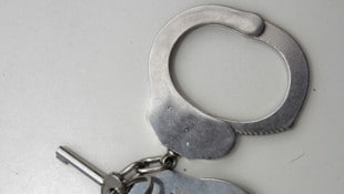 Die bißfreudige Dame bekam Handfesseln angelegt