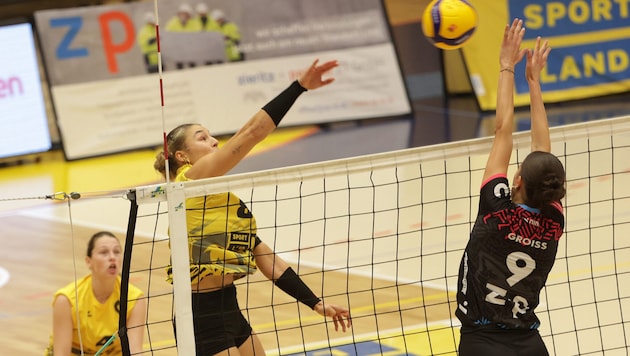 Fabienne Mehlem (li.) machte zum Ligastart gleich 27 Punkte.