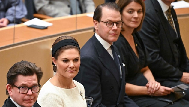 Prinz Daniel und Kronprinzessin Victoria bei der Parlamentseröffnung in Schweden: Aktuell nehmen ...