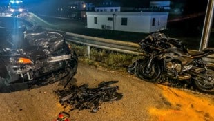 Die Unfallstelle in Ranshofen