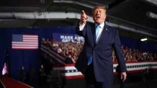 Trumps Worte fielen bei einer Wahlkampfveranstaltung in Nebraska.