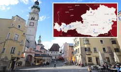 Im Raum Hall in Tirol östlich von Innsbruck bebte die Erde besonders oft.