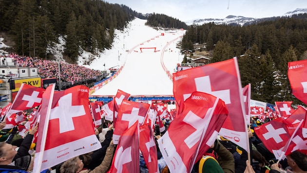 Im Februar findet die Ski-WM in Crans Montana statt.
