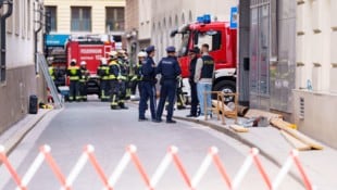 Im eingestürzten Gebäude in der Wiener Innenstadt wurde eingebrochen.