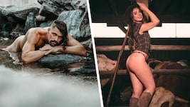 Bald sind sie im „Forsthaus Rampensau“ zu sehen, davor ließen Bauer Peter und seine Alisa noch ...