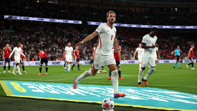 Harry Kane lässt sich feiern.