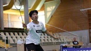 Pascal Cheng stand als Nummer 1 auf dem Feld.