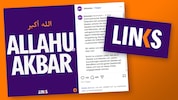Die Partei LINKS wirbt mit einem umstrittenen Bild uas Social Media.