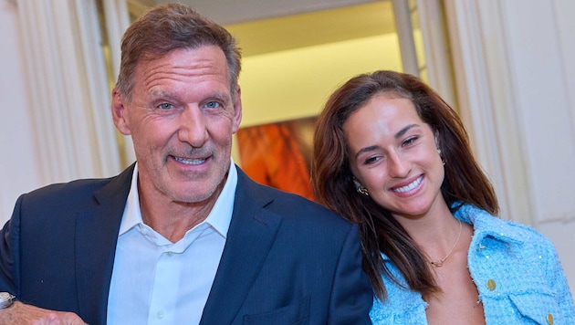 Ralf Moeller und Laura Engelmann gemeinsam in Wien.
