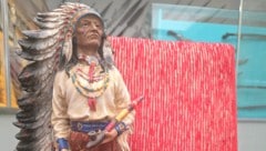Die Winnetou-Statue ist in Stadtschlaining zu sehen.