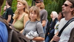 Greta Thunberg (Mitte) bei einer Pro-Palästina-Demo Ende August in Dänemark (Archivbild). 