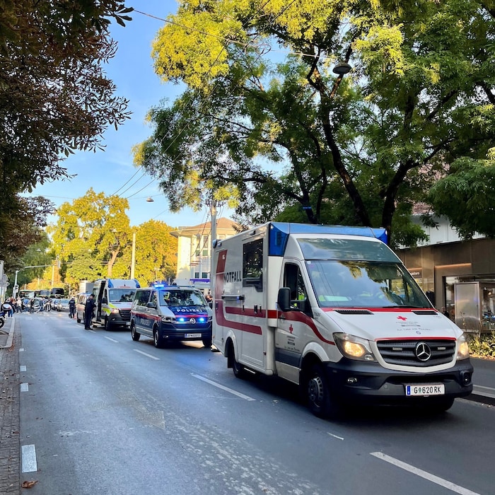 Polizei, Feuerwehr und Rettung rückten aus.