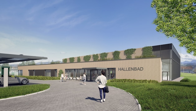 So soll das neue Hallenbad in Seekirchen ausschauen