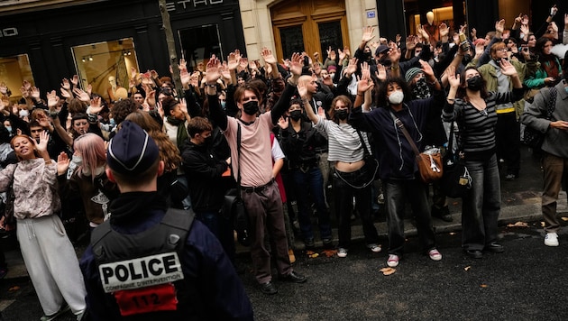 Seit Wochen protestieren in ganz Frankreich Schüler für bessere Bildung.