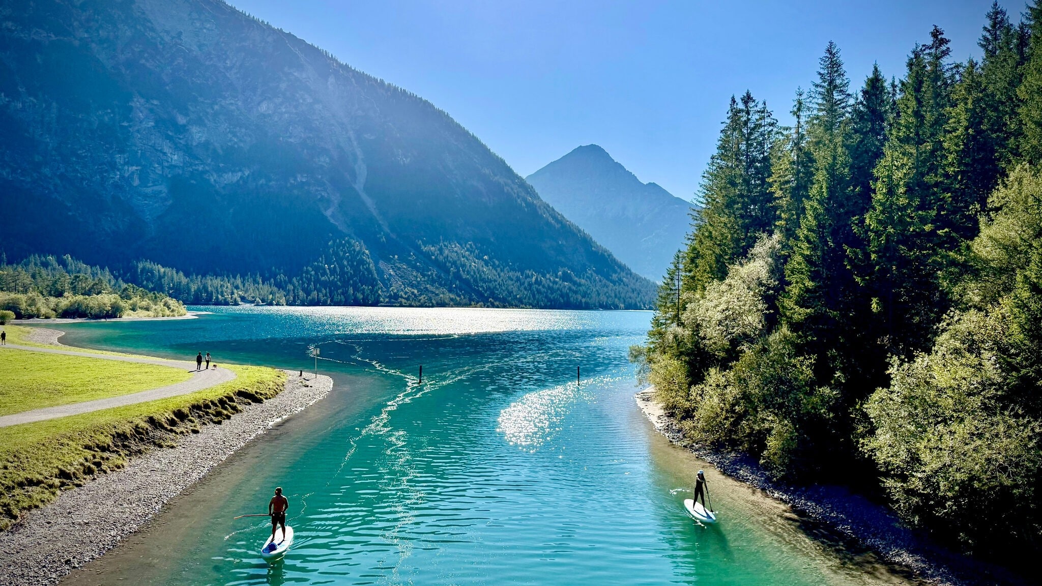 Der Plansee ist nach dem Achensee Tirols zweitgrößter See.