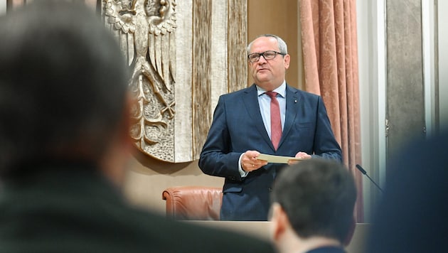 Wolfgang Stanek sitzt seit 1991 im Landesparlament, war kurz auch dessen Erster Präsident.