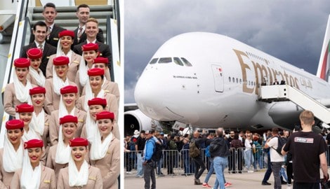 Perfekte Inszenierung: Nichts wird bei Emirates (im Bild der A380) dem Zufall überlassen.
