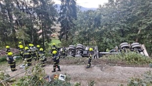 Die Freiwillige Feuerwehr St. Peter-Spittal am Einsatzort
