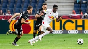 Erzielte bereits zweimal einen sehr späten und wichtigen Treffer für Salzburg: Karim Konate ...