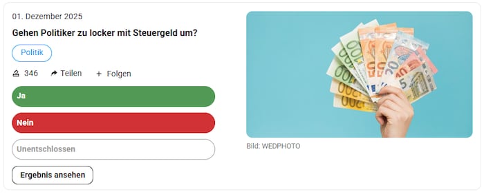Klar positionieren: Mit einem Klick Ihre Sicht darlegen oder anderen argumentativ begegnen.
