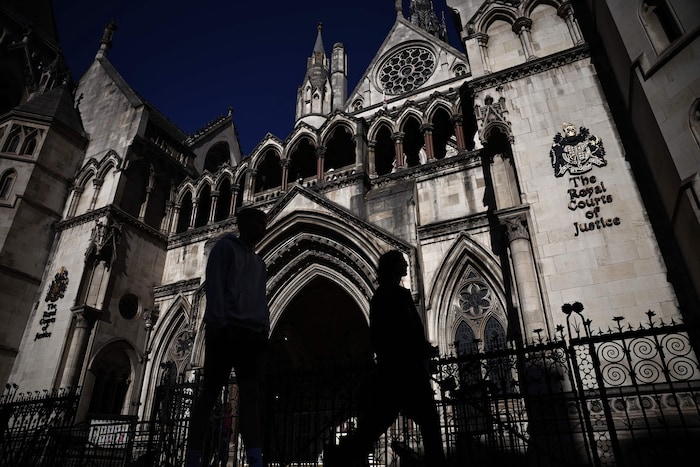 Die Royal Courts of Justice in London