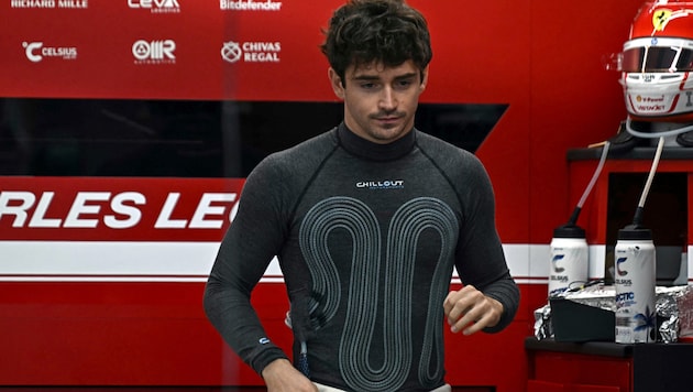 Die Formel-1-Piloten, wie Charles Leclerc, dürfen in Singapur Kühlwesten tragen.