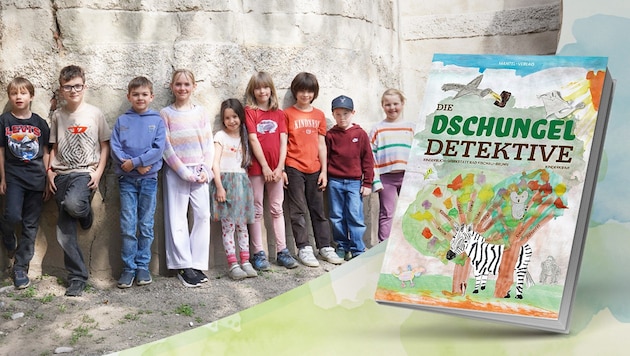 Neun Kinder zwischen sechs und zehn Jahren schrieben und zeichneten in der „Kinderwerkstatt“ ihr ...