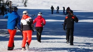 Viele Einheimische lernten bei dem gemeindeeigenen Lift Skifahren.