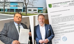 Ein Schreiben von ÖVP-Bürgermeister Bernd Strobl an die Mitarbeiter der Gemeinde Ollersdorf ...