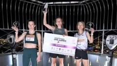 Annemarie Wilhelm gewann den Treppenlauf auf das Empire State Building in New York.