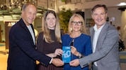 Feierten 40 Jahre Sportzentrum: Ex-Boss Wolfgang Becker, Nachfolgerin Sabrina Rohrmoser, ...