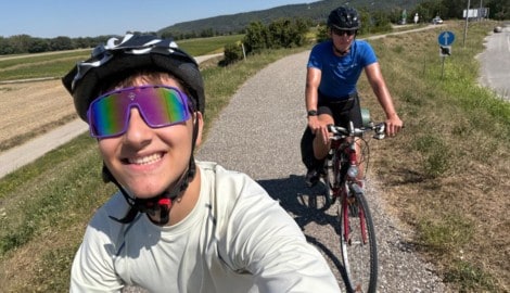 Alexander Chirkovski (16) radelt im Sommer mit seinem Kumpel Christoph bis nach Budapest.